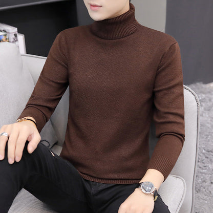 Men's Turtleneck Elegant Knit Sweater