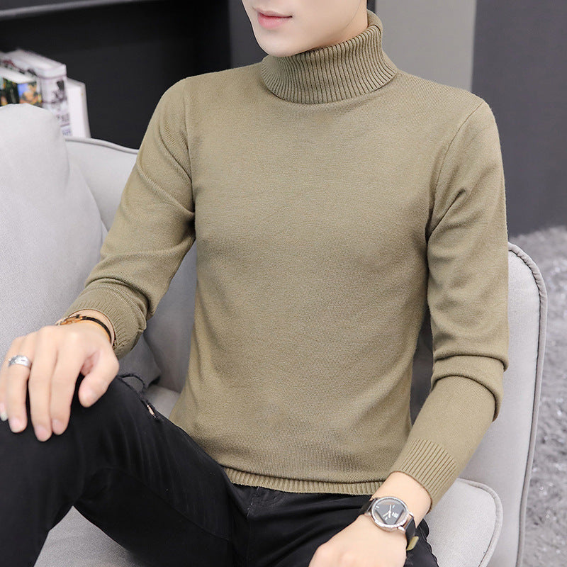 Men's Turtleneck Elegant Knit Sweater