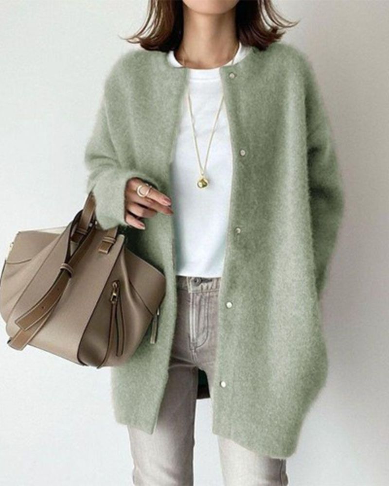 Women's Scarf Cardigan Soft Woolly