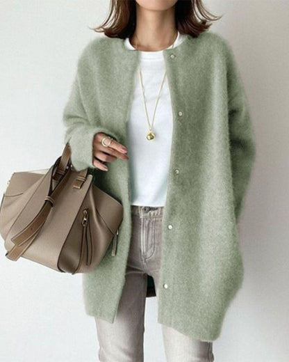 Women's Scarf Cardigan Soft Woolly