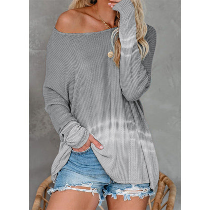 Knitted Sweater Loose Fit Long Sleeves Casual Style