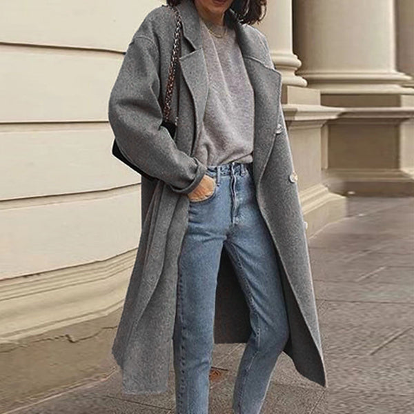 Elegant Women's Coat Long & Versatile