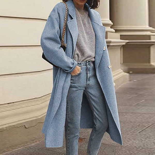 Elegant Women's Coat Long & Versatile