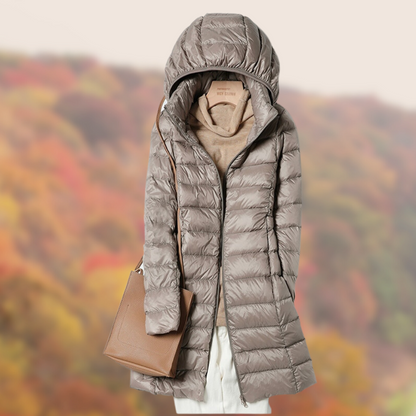 Women's Lightweight Quilted Hooded Jacket