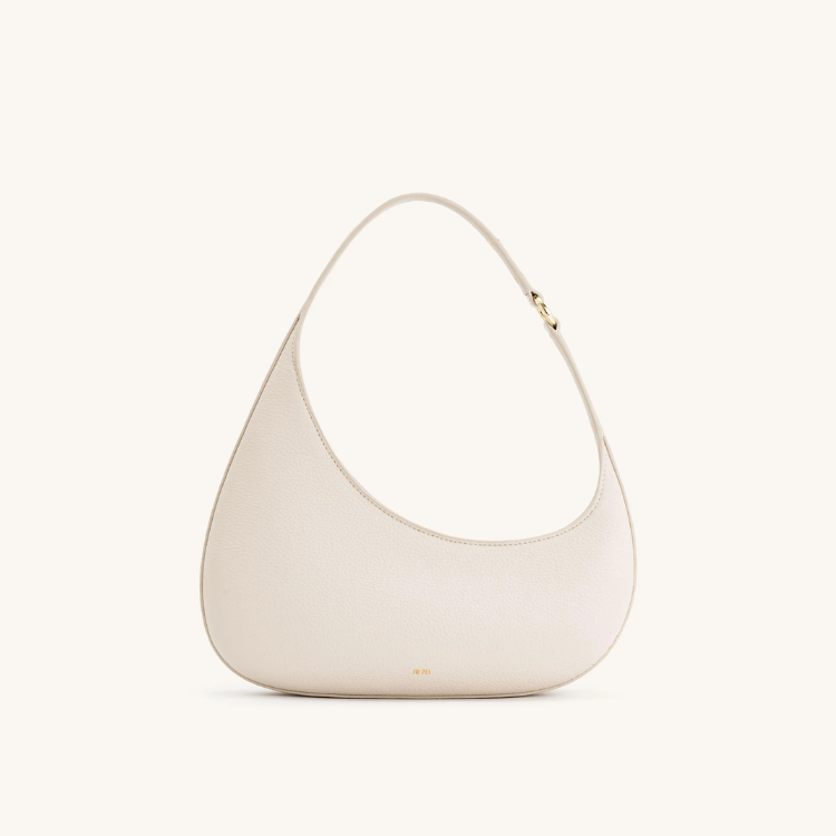 Elegant Leather Bag With Shoulder Strap