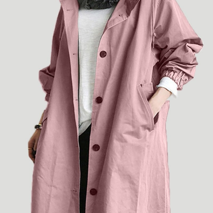 Waterproof Women's Long Elegant Coat