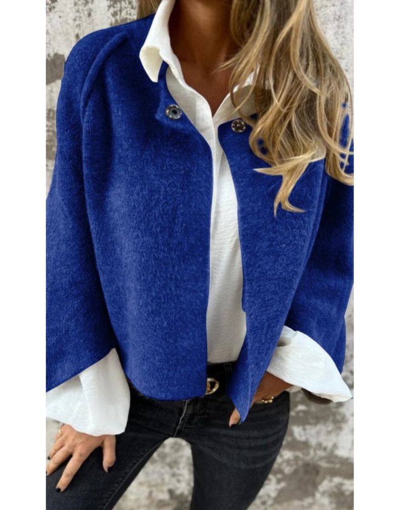 Elegant Women's Wool Jacket Luxury Design