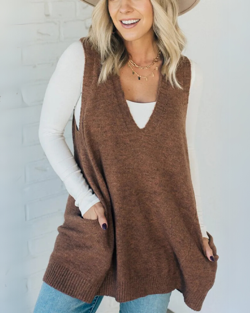 Soft Knit Vest for Women