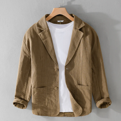 Elegant Linen Jacket Summer