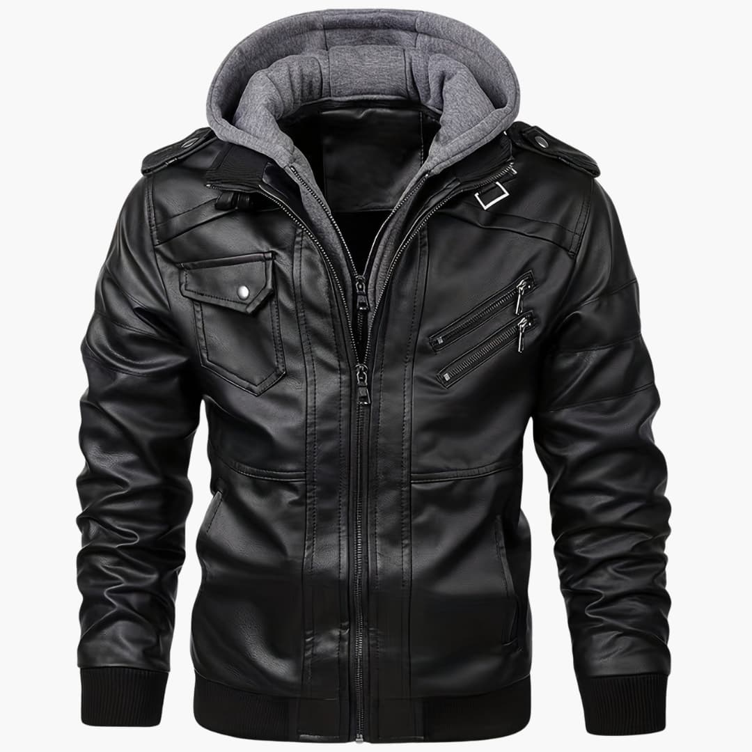 Men's Bomber Jacket Modern Hood Design