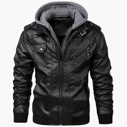 Men's Bomber Jacket Modern Hood Design