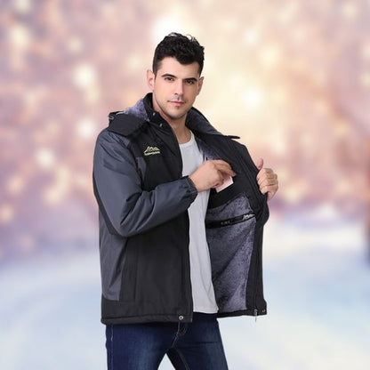 Alfie - Wasserdichte Herren Winterjacke Warm Isoliert - IdealeKleiden