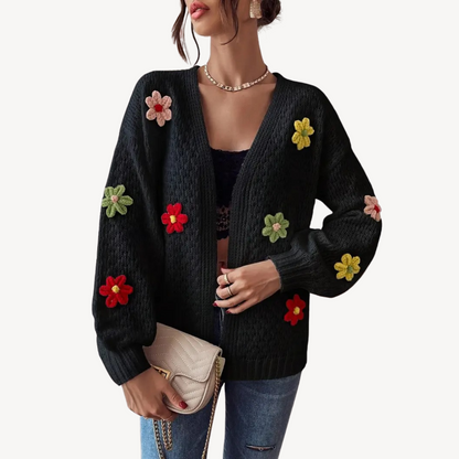 Elegant Floral Cardigan for Women