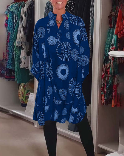 Stylish Dress Geometric Patterns Women