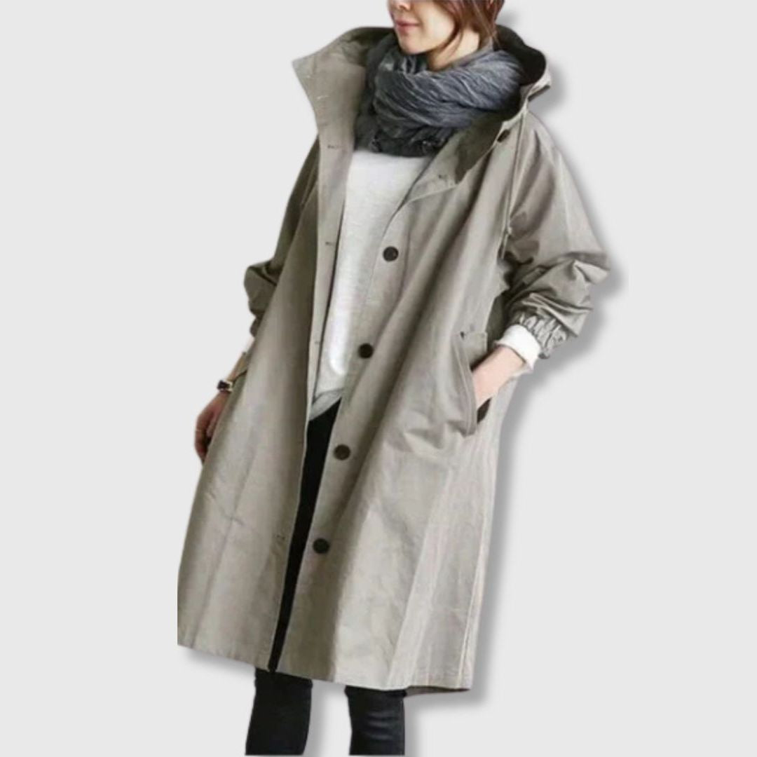 Stylish Trench Coat Women Elegant Modern