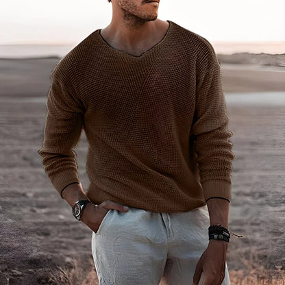 Elegant Men's Sweater Warm Cashmere