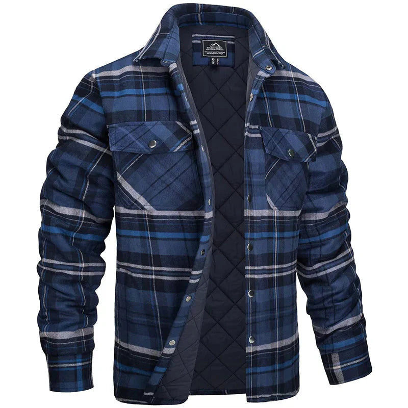 Quilted Lined Jacket Brown
