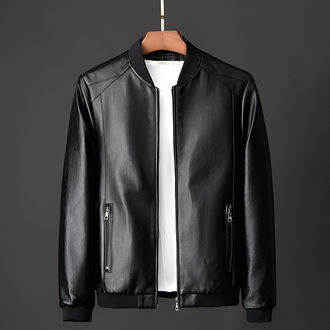 Tailor-made Leather Jacket Men Biker Style
