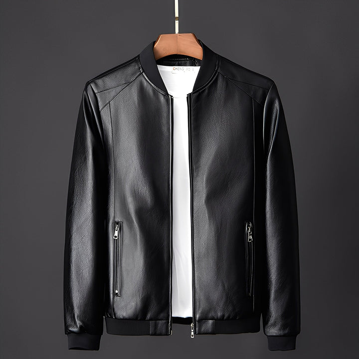 Tailor-made Leather Jacket Men Biker Style