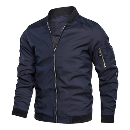 Stylish Men's Bomber Jacket Sporty Modern