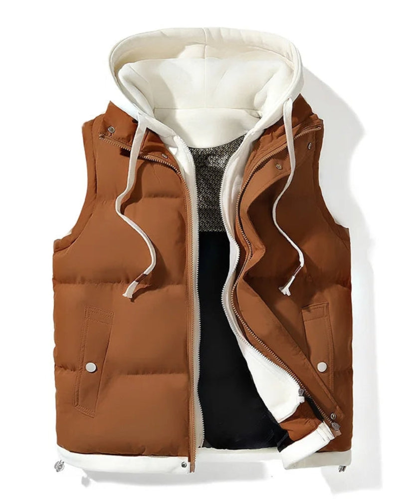 Women's Softshell Vest with Hood