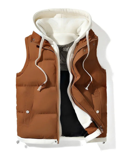 Women's Softshell Vest with Hood