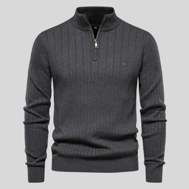 Men's Classic Half-Zip Sweater