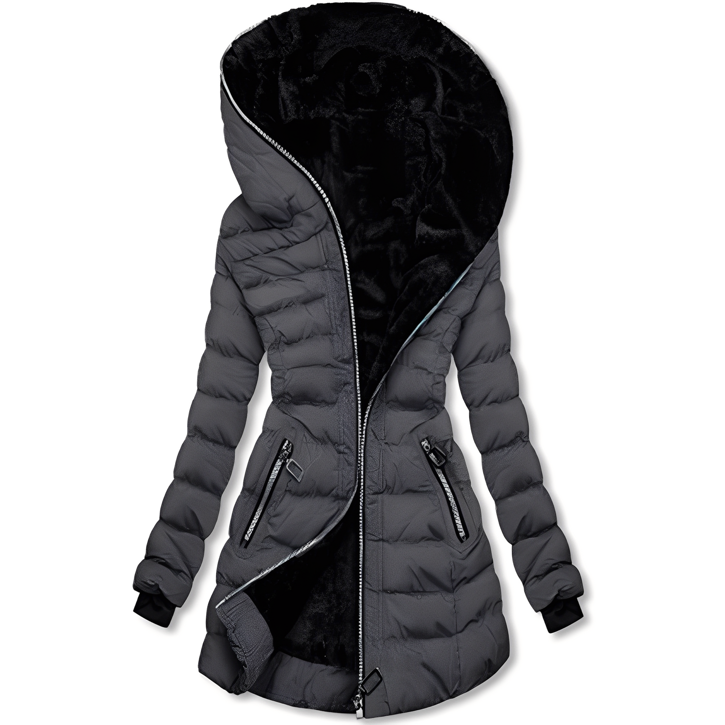 Stylish Women's Winter Jacket with Hood