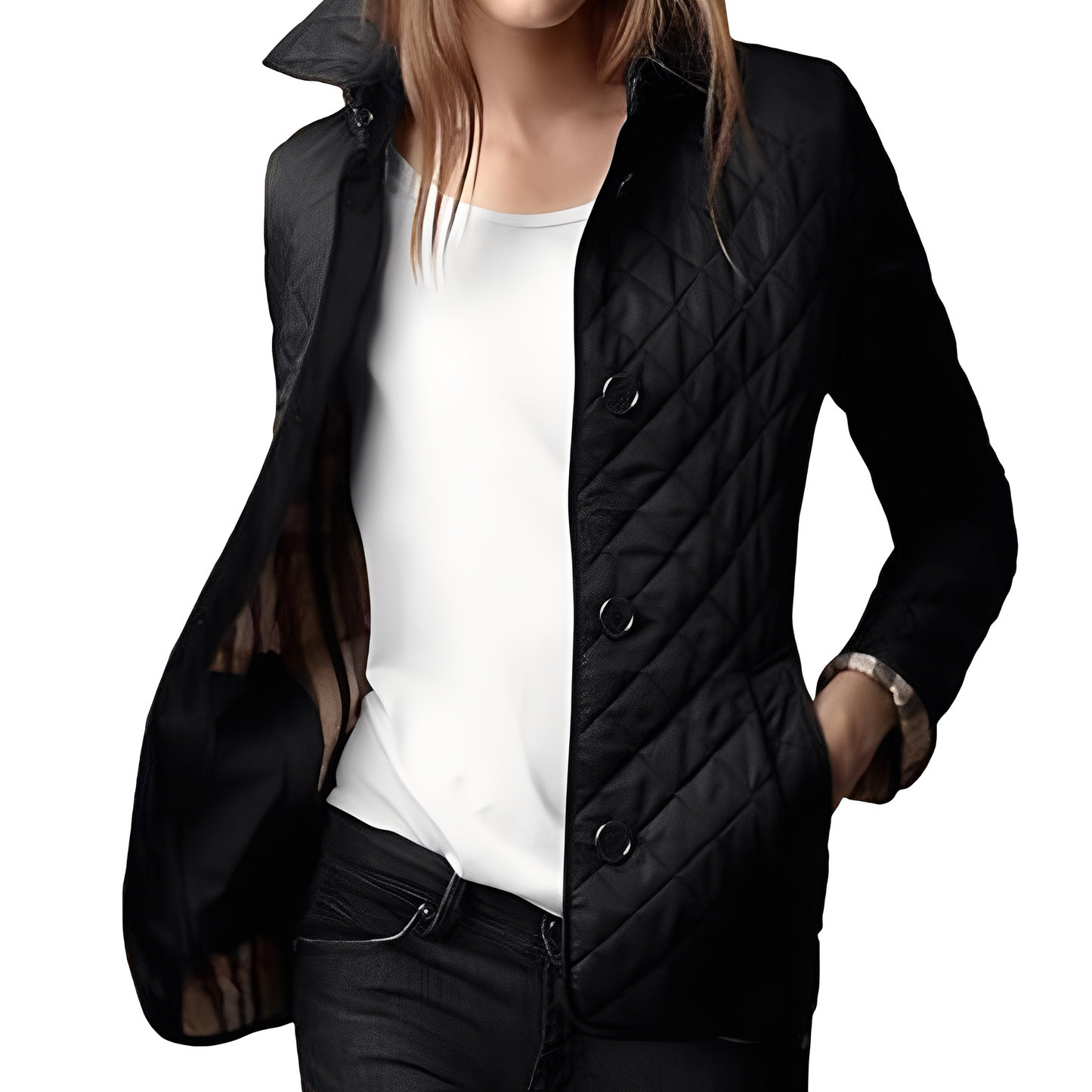 Men's Modern Slim Fit Button-Down Jacket