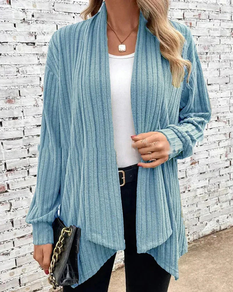 Women's Scarf Knit Vest Elegant