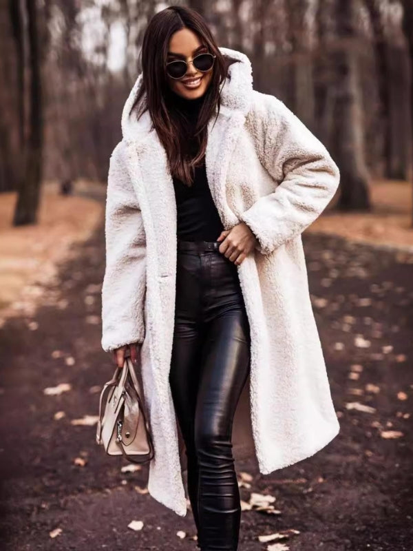 Women's Elegant Trench Coat with Belt
