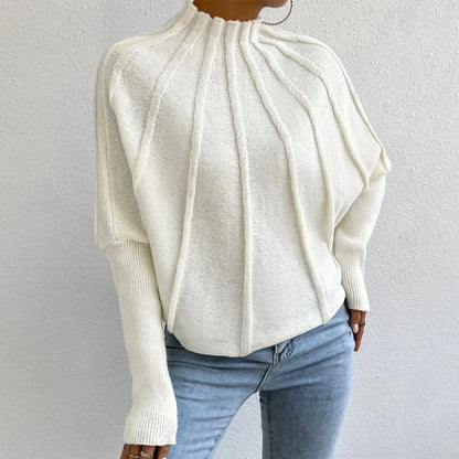 Soft Cashmere Sweaters for Women with Batwing Sleeves