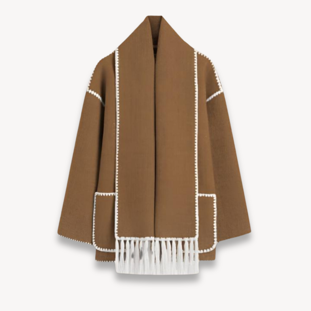 Women's Plus Size Cape Coat