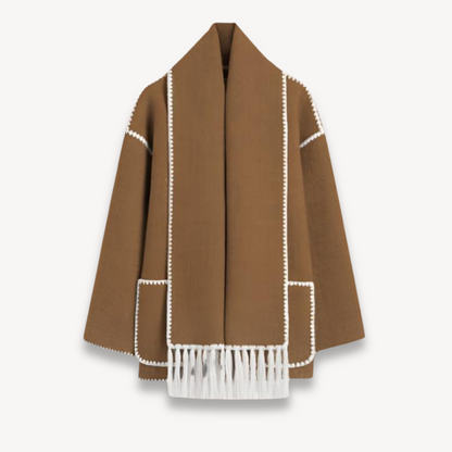 Women's Plus Size Cape Coat