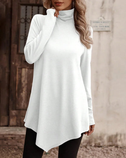 Elegant Stand-Up Collar Blouses