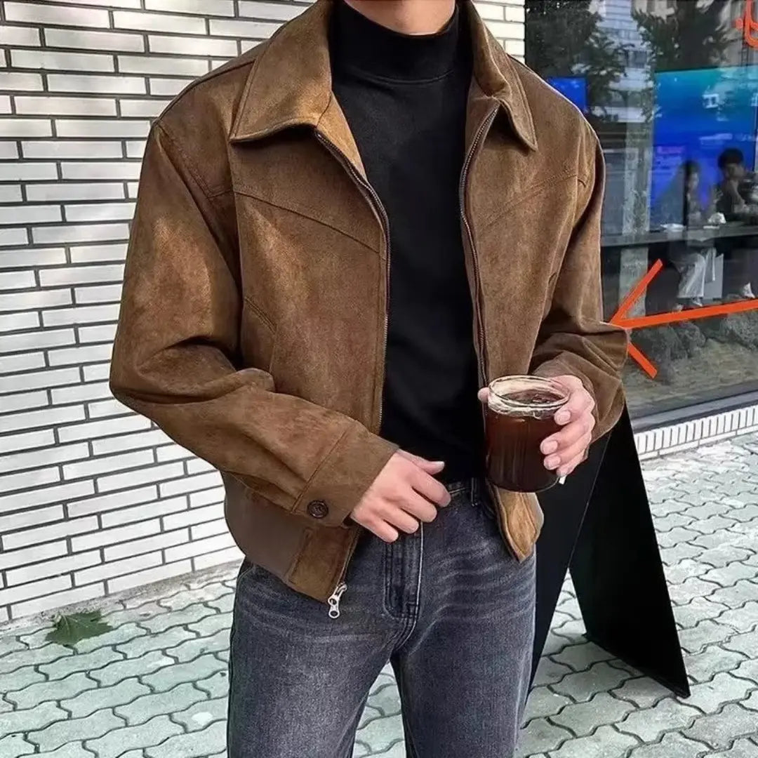 Modische Herrenjacke Streetwear Parka - IdealeKleiden