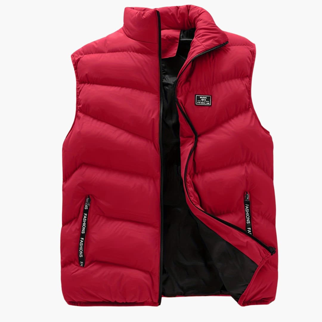 Practical Men's Vest Zipper Casual