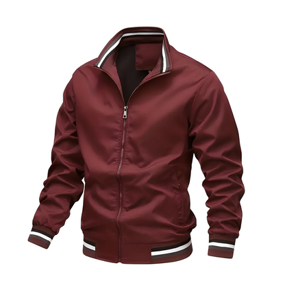 Stilvolle Bomberjacke Streifen Herren