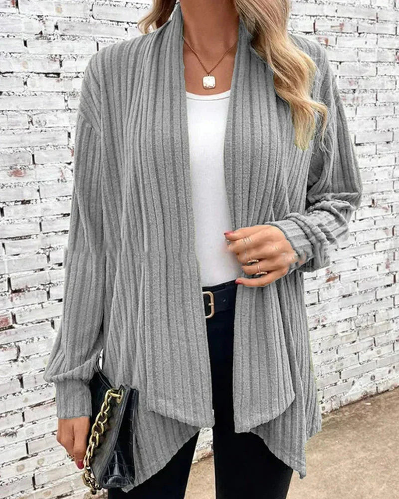 Women's Scarf Knit Vest Elegant
