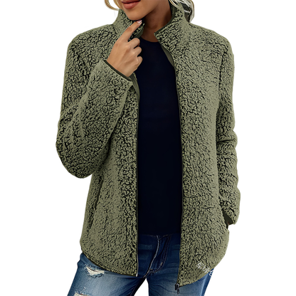 Women's Fleece Coat Soft Elegant
