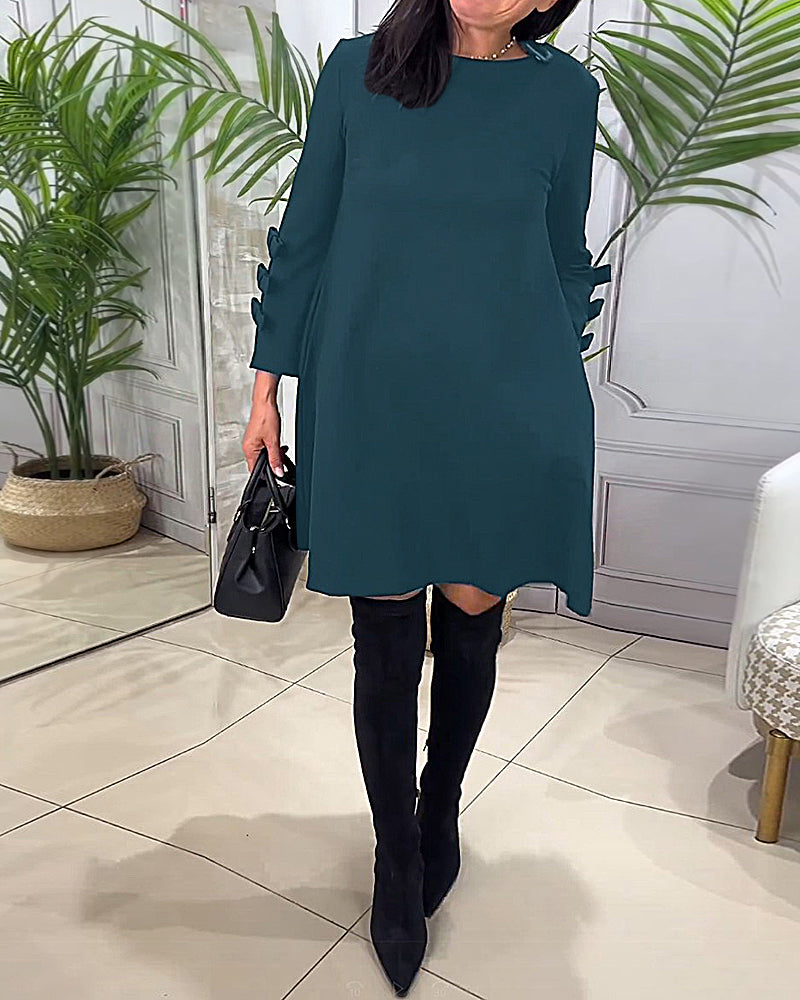 Elegantes Maxikleid LANGÄRMELIG