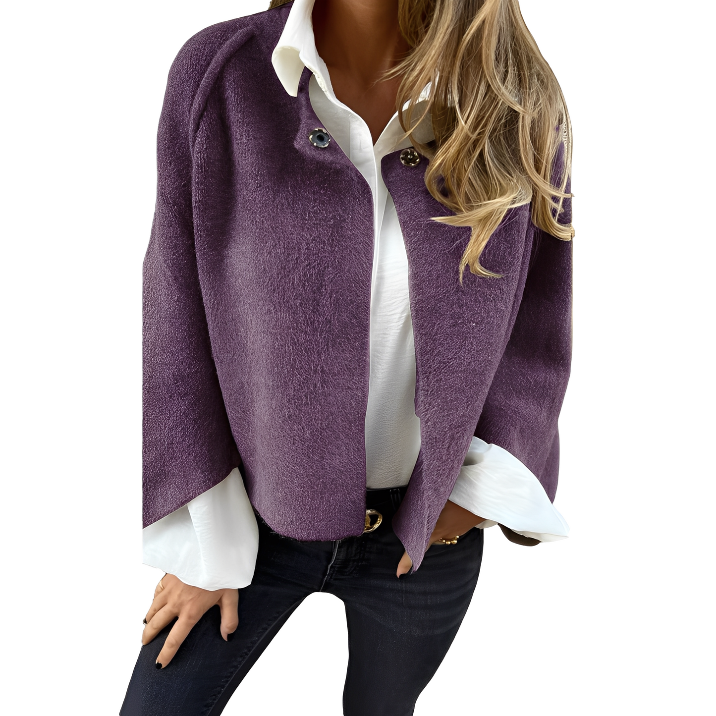 Stilvolle Damenjacke Kurz Modern