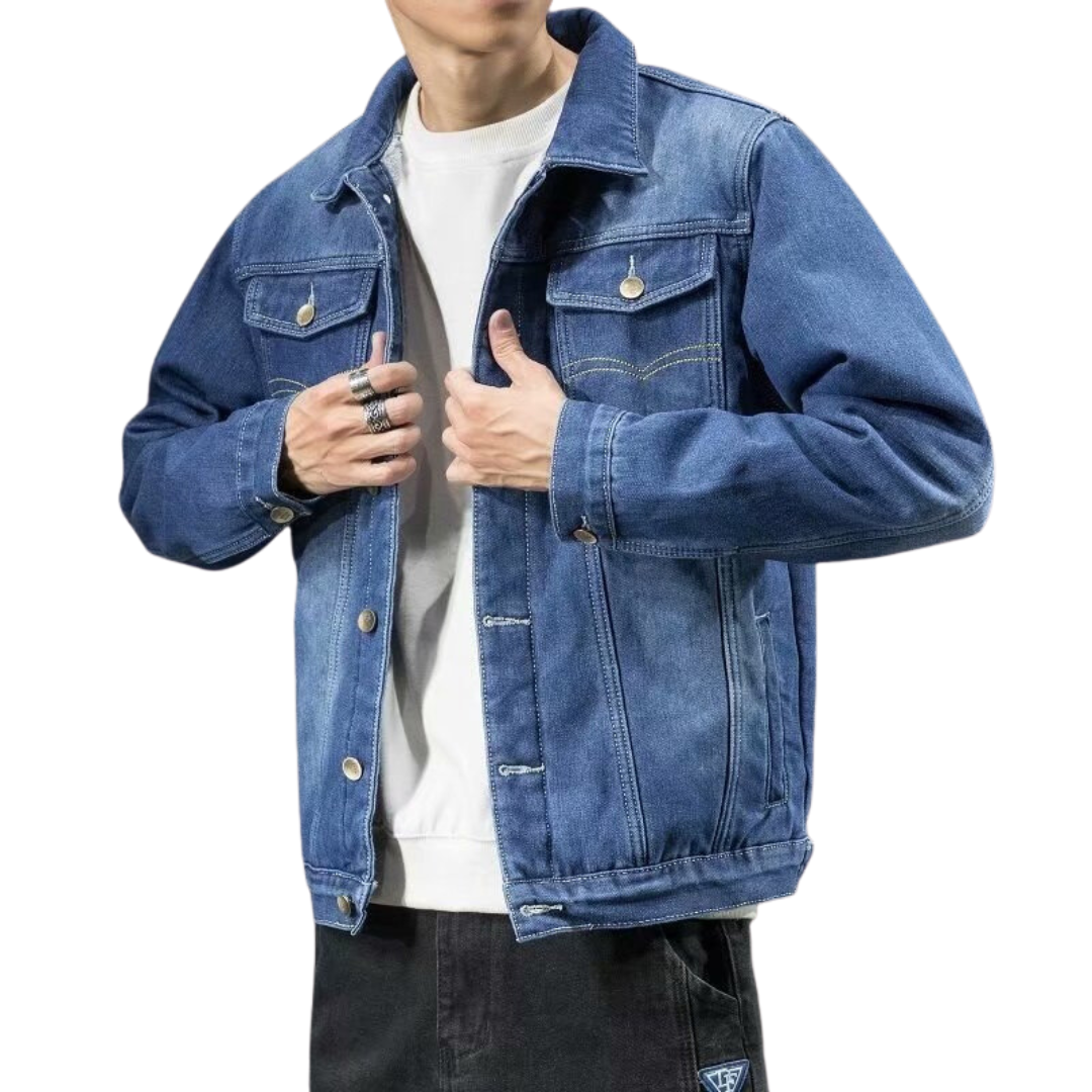 Men's Winter Jacket Denim Warm