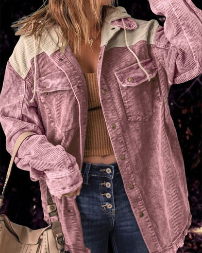 Stylish Corduroy Jacket for Women