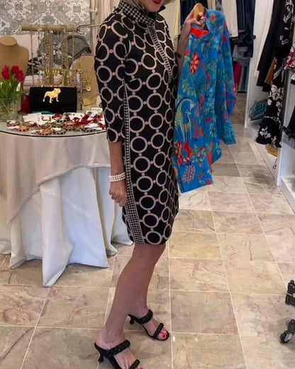 Polka Dot Summer Dress Elegant