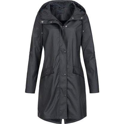Women's Waterproof Hooded Rain Jacket