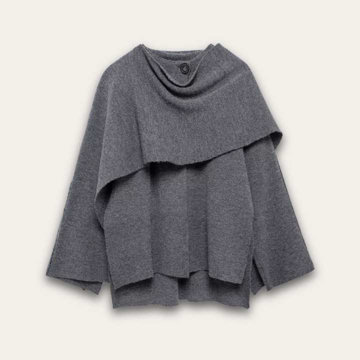 Fashionable Poncho Sweater for Women