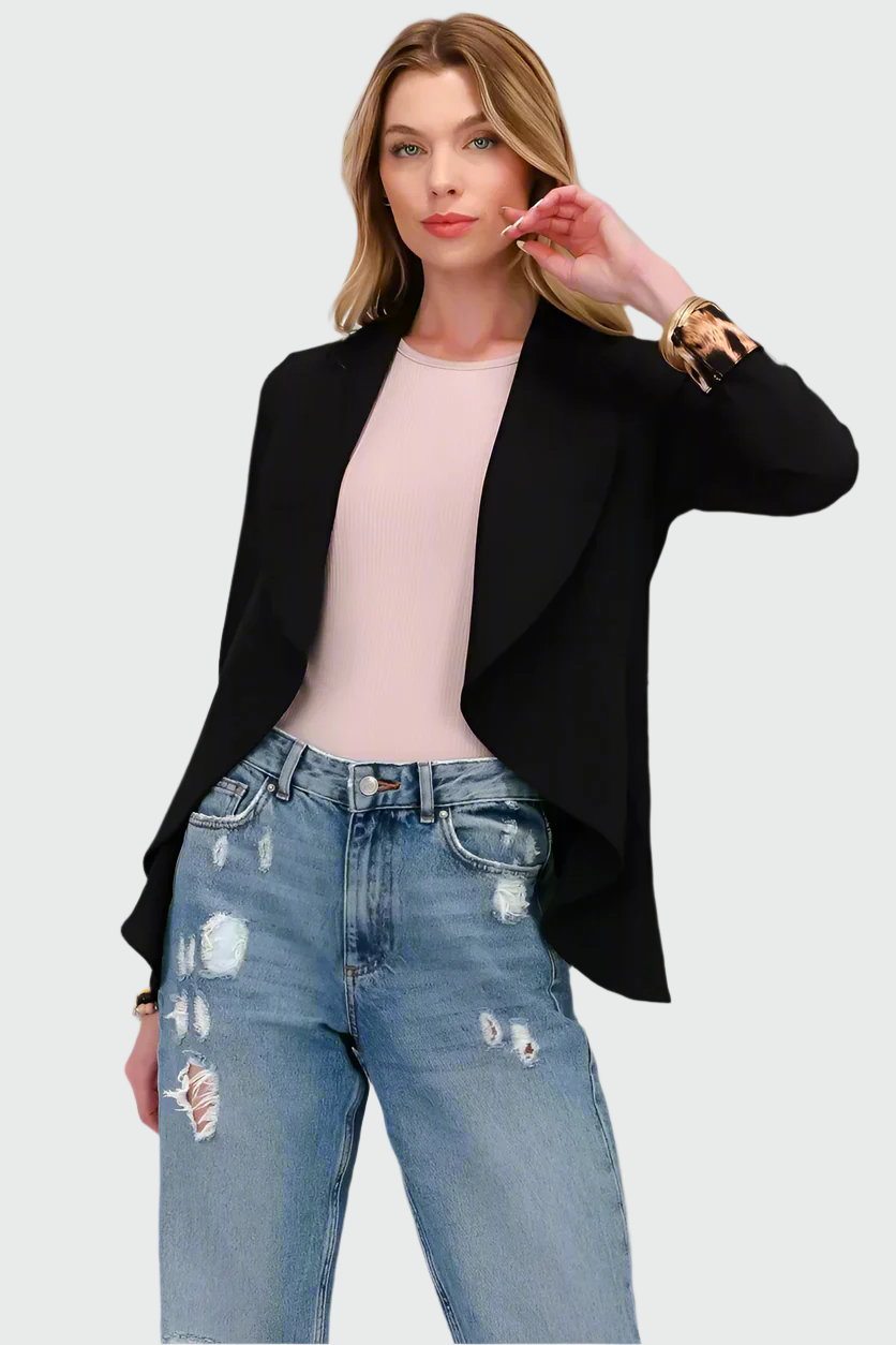 Stylish blazer with panther print