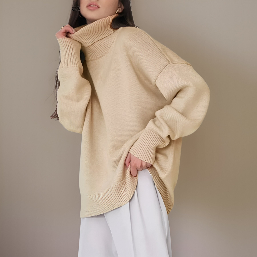 Women's Turtleneck Sweater Warm Winter