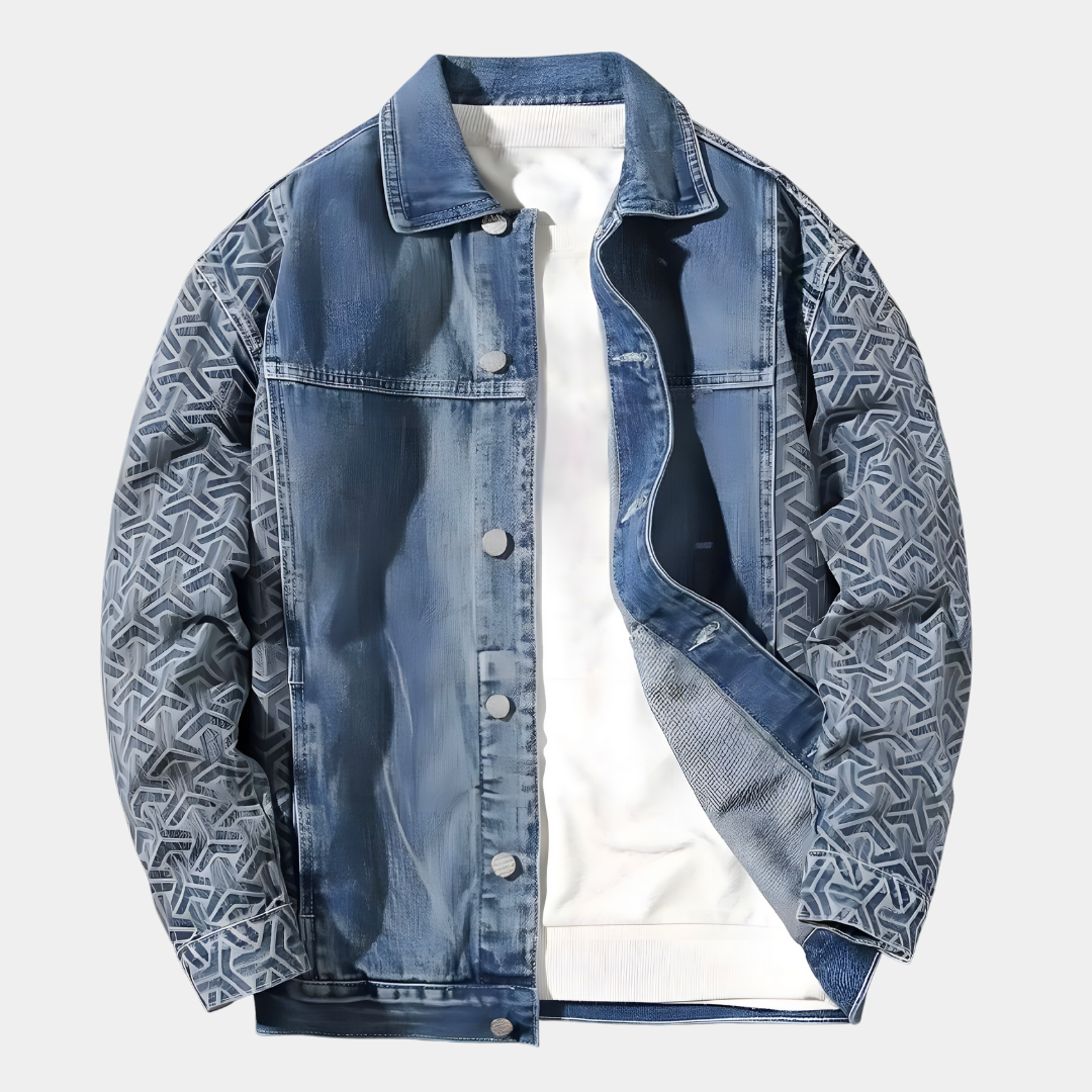 Trendy Men's Denim Jacket